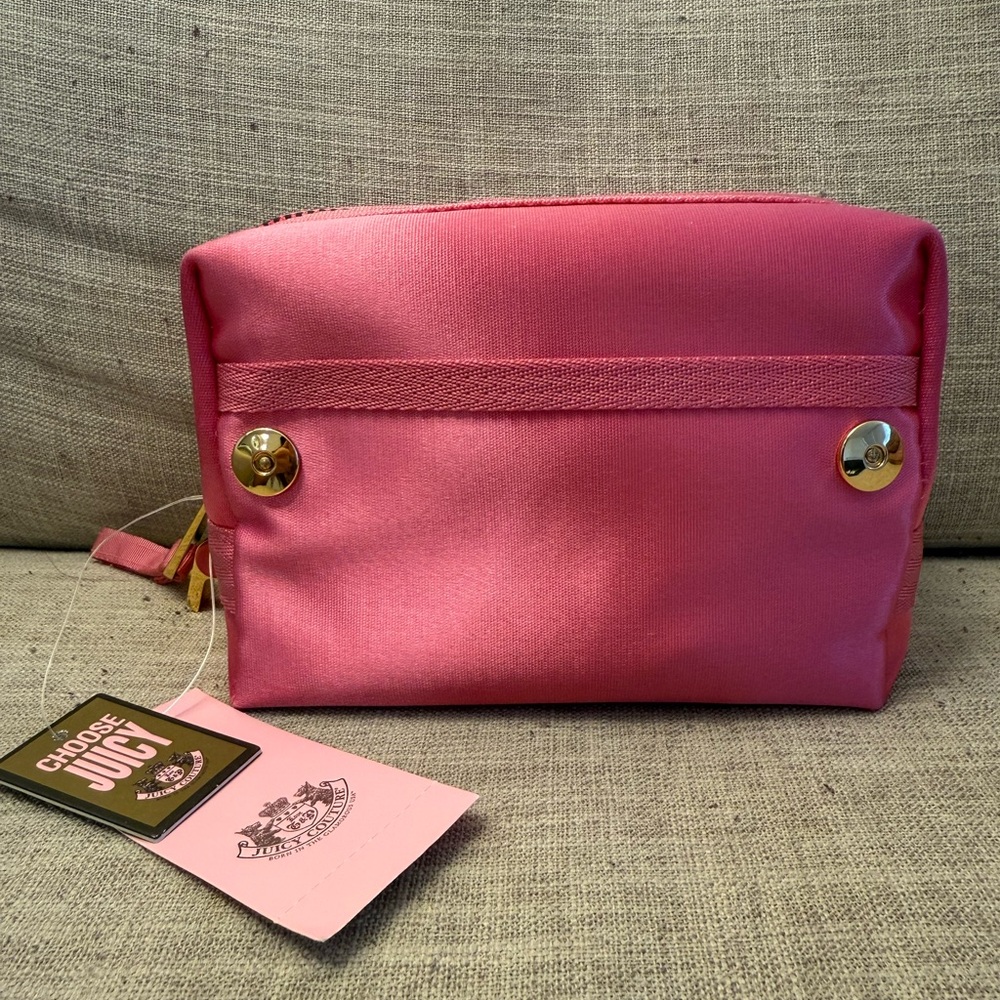 NWT Juicy Couture Pink Cosmetic Pouch